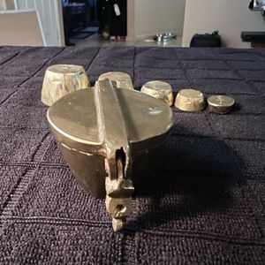 18 century, brass, scale for gold or metals